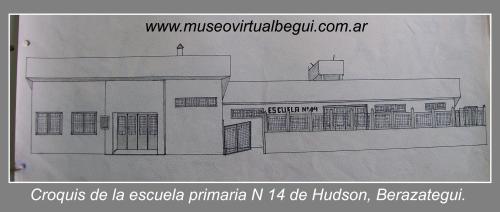 croquis de la primaria N°14